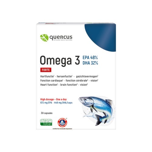 Quercus Omega 3 EPA & DHA Forte 30 Kapseln