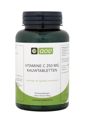 AOV Vitamine C 250 mg Kauwtabletten 90 kauwtabletten