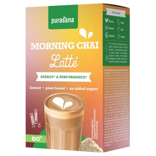 Purasana Instant Latte Morning Chai 6 bag