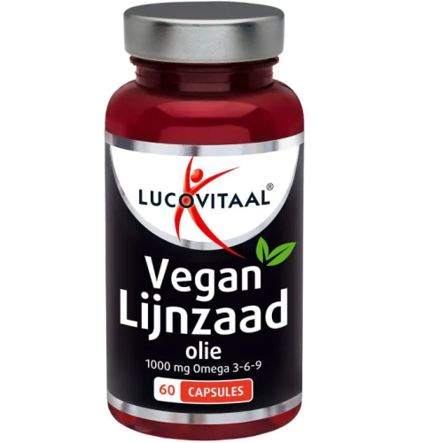 Lucovitaal Lijnzaad Olie Vegan 60 Kapseln