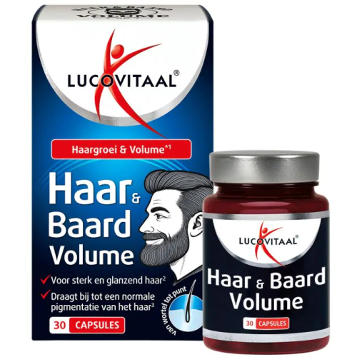 30 capsules Lucovitaal Haar & Baard Volume