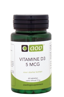 AOV Vitamine D3 5mcg 60 tabletten
