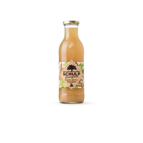 Schulp Appel Peer & Gembersap Biologisch 750 Ml