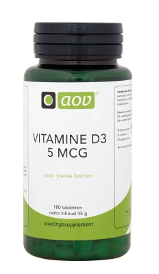 AOV Vitamine D3 5mcg 180 Tabletten