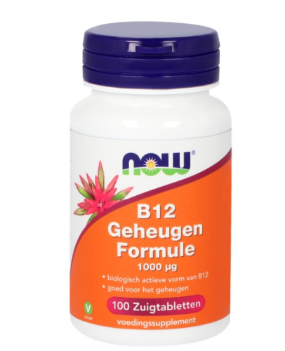 NOW B12 Geheugen Formule 1000 mcg 100 lozenges