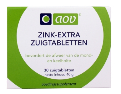 AOV Zink Extra 30 zuigtabletten