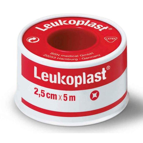 1 exemplaar Leukoplast Leukoplast Hecht pleister 2,5 cm x 5 meter