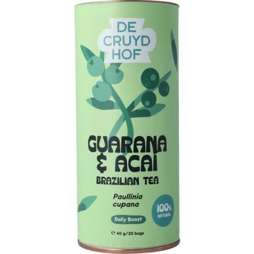 De Cruydhof - Natura Sanat Guarana & Acai Brazilian Thee 20 Stücke