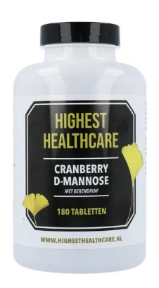 Highest Healthcare Cranberry D-Mannose 180 tablets
