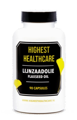 Highest Healthcare Lijnzaadolie 90 Kapseln