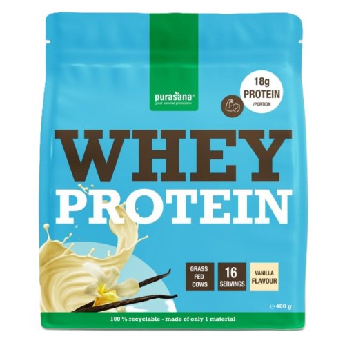 Purasana Whey Protein Vanilla Flavour  400 Gramm