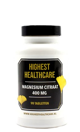 Highest Healthcare Magnesium Citraat 400 mg 90 Tabletten