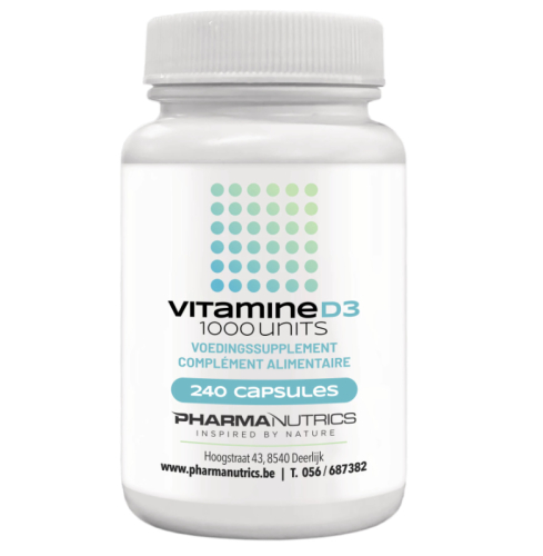 PharmaNutrics Vitamine D3 25 mcg (1000 IE) 240 Kapseln
