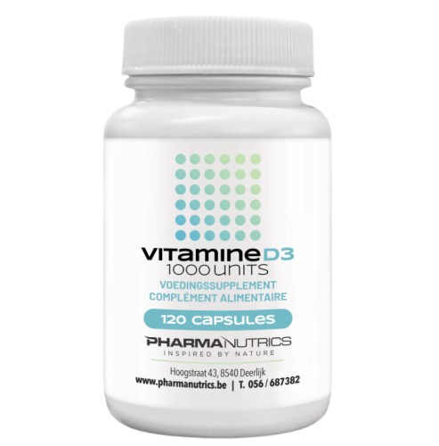 PharmaNutrics Vitamine D3 25 mcg (1000 IE) 120 Kapseln