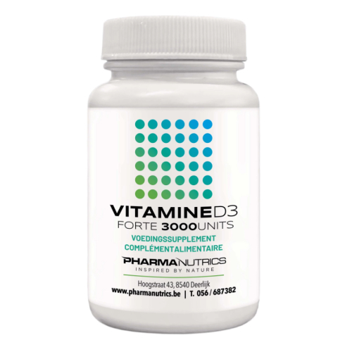 120 capsules PharmaNutrics Vitamine D3 Forte 3000 IE
