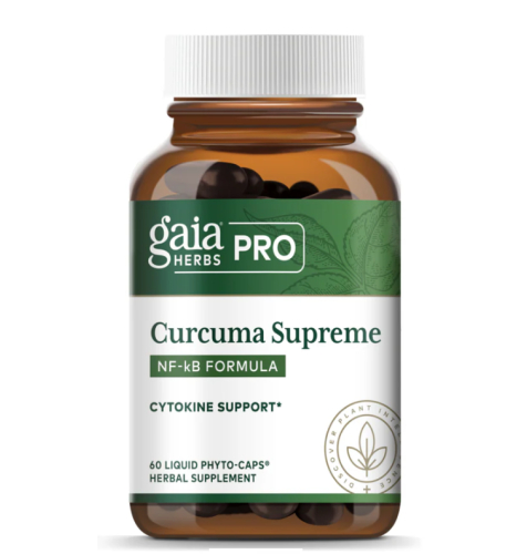 Gaia Herbs Curcuma Supreme NK-kB Formula Pro 60 Softgels