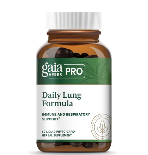 60 softgels Gaia Herbs Daily Lung Formula Pro