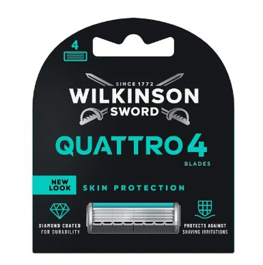 Wilkinson Quattro 4 Blades Skin Protection 4 pieces