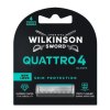 4 stuks Wilkinson Quattro 4 Blades Skin Protection