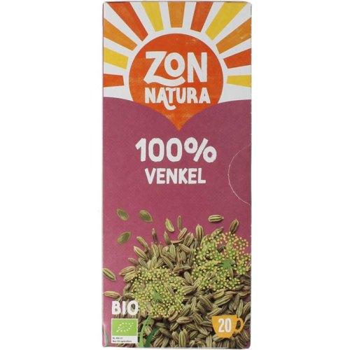 Zonnatura 100% Venkel Thee Biologisch 20 bag