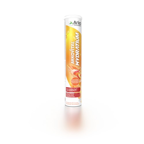 Arkopharma Arkovital Hydratium Perzik 24 Brausetabletten