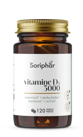 SoriaBel - Soriphar Vitamine D3 3000 120 Softgels
