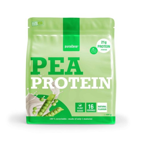 Purasana Pea Protein Natural Flavour Biologisch 400 Gramm