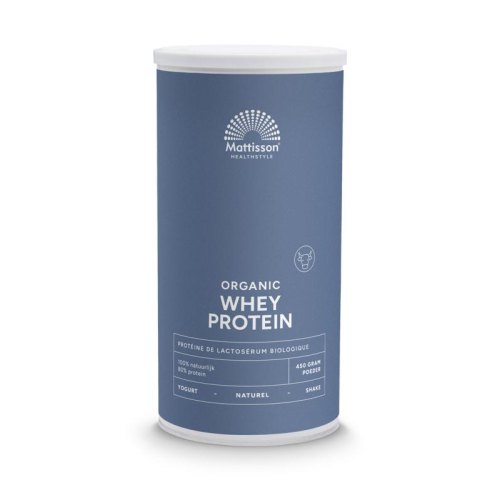 450 Gramm Mattisson Whey Protein Naturel Biologisch