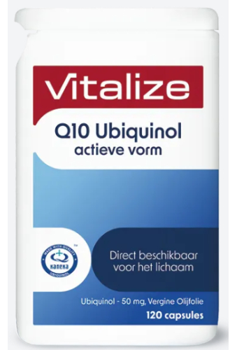 120 capsules Vitalize Q10 Ubiquinol 50 mg Actieve Vorm