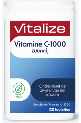 Vitalize Vitamine C-1000 Zuurvrij 120 tablets
