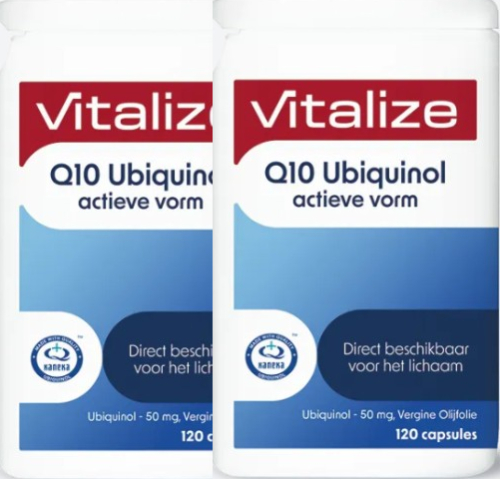 Vitalize Q10 Ubiquinol 50 mg Actieve Vorm 240 Kapseln