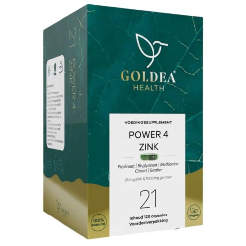 Goldea Health Power 4 Zink 21. Voordeelverpakking 120 Kapseln