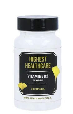 30 capsules Highest Healthcare Vitamine K2 200 mcg 