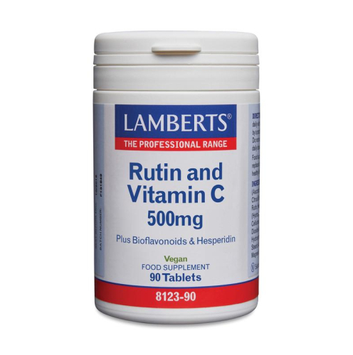 90 tabletten Lamberts Rutine en Vitamine C 500 mg