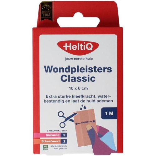 10 stuks Heltiq Wondpleister Classic 10 x 6 cm