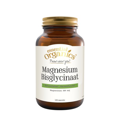 Essential Organics Puur  Magnesium Bisglycinaat 120 Kapseln
