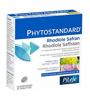 30 tabletten PiLeJe Phytostandard Rhodiola & Saffraan