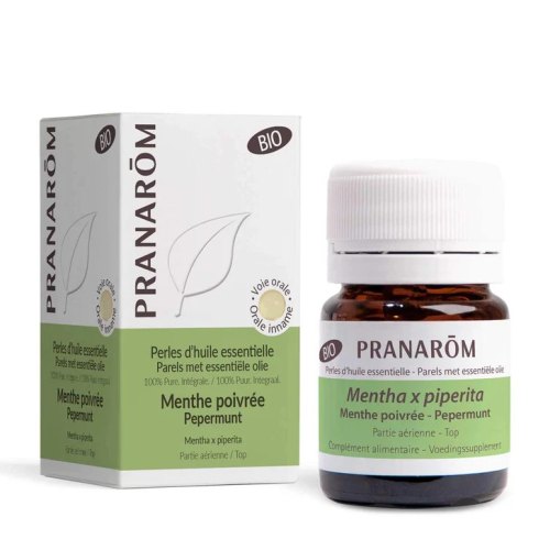 Pranarom Pepermunt - Mentha x Piperita Essentiële Olie Parels Biologisch 60 pieces