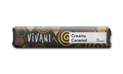 Vivani Chocoladereep Melk Creamy Caramel Biologisch 40 Gramm