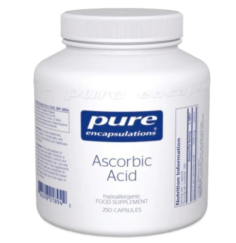 Pure Encapsulations Ascorbic Acid 250 Kapseln