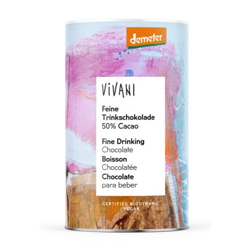 Vivani Hot Chocolate 50% Cacao Biologisch 300 Gramm