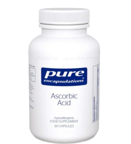 Pure Encapsulations Ascorbic Acid 90 Kapseln