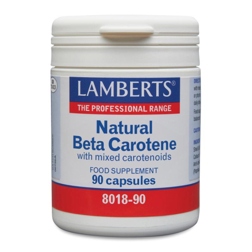 90 capsules Lamberts Natuurlijk Beta Caroteen 15 mg