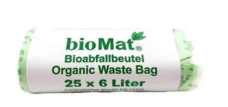 BioMat Composteerbare Afvalzakken 6 Liter 25 Stücke