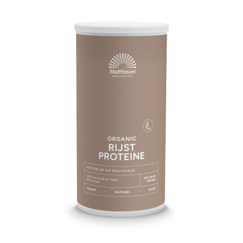 500 gram Mattisson Rijst Proteine Biologisch