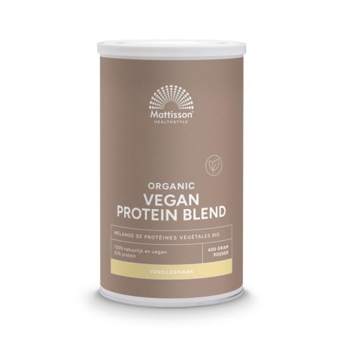 400 gram Mattisson Proteïne Blend Vanille Biologisch Vegan