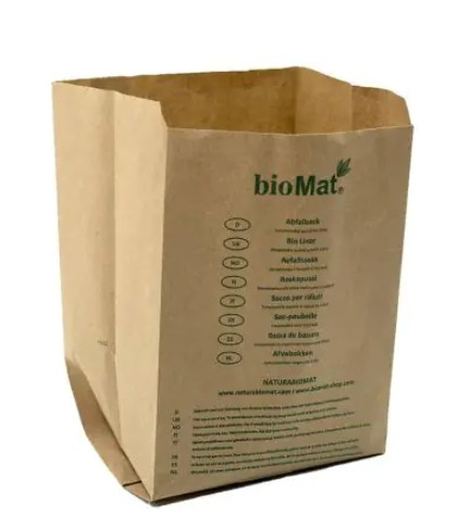 BioMat Composteerbare Papieren Afvalzakken 10 Liter 50 pieces