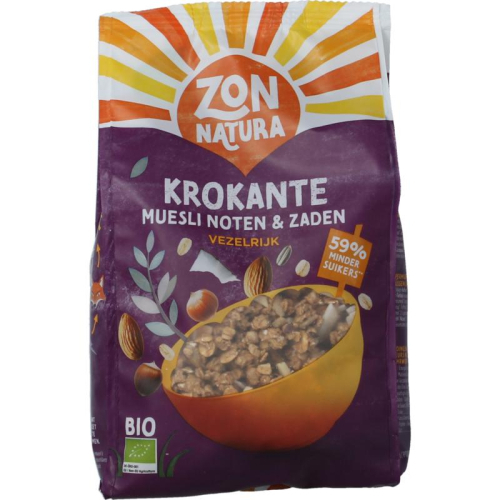 375 gram Zonnatura Muesli Noten & Zaden Biologisch