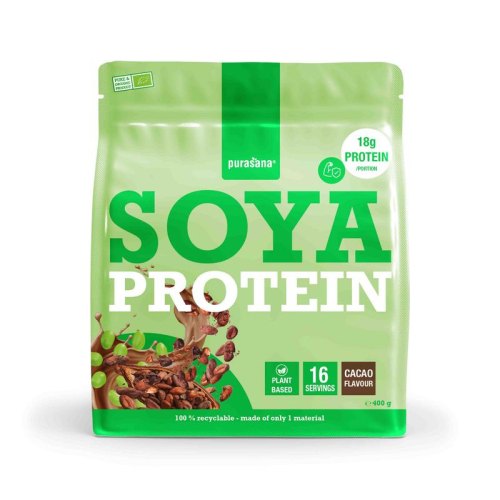 Purasana Soya Protein Cacao Biologisch 400 Gramm