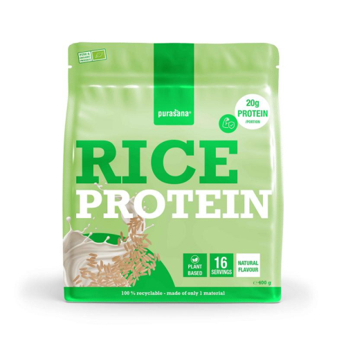 400 gram Purasana Rice protein Natural Biologisch
